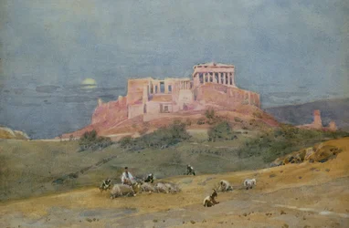 De Akropolis, ca. 1885
